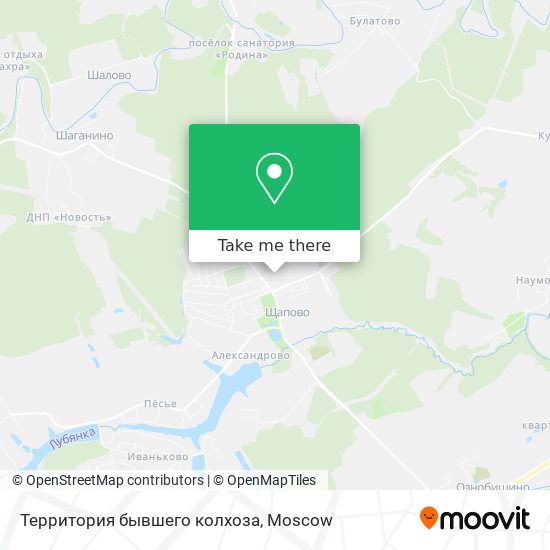 Территория бывшего колхоза map