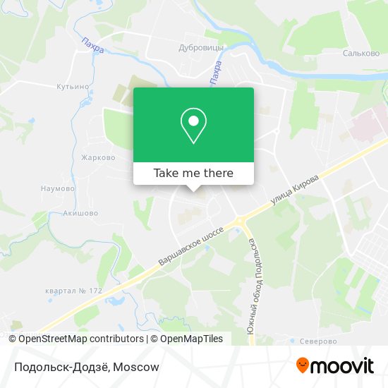 Подольск-Додзё map
