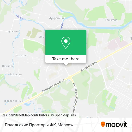 Подольские Просторы ЖК map