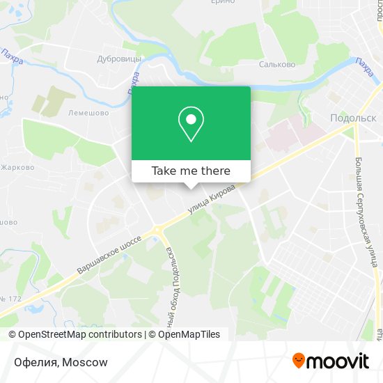 Офелия map