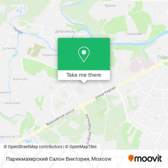 Парикмахерский Салон Виктория map