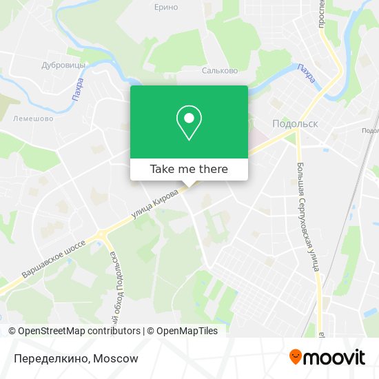 Переделкино map