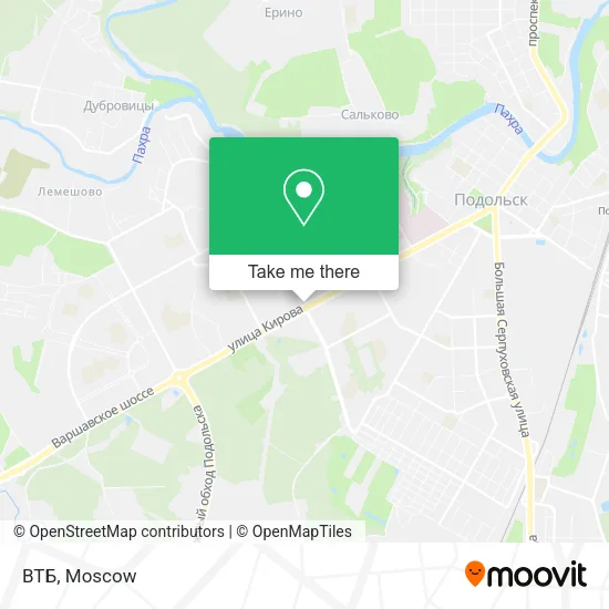 ВТБ map