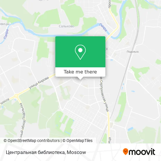Центральная библиотека map