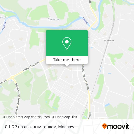 СШОР по лыжным гонкам map