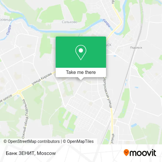 Банк ЗЕНИТ map