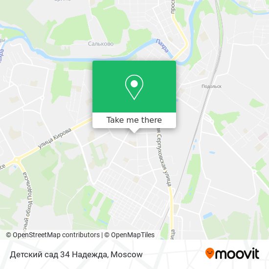 Детский сад 34 Надежда map