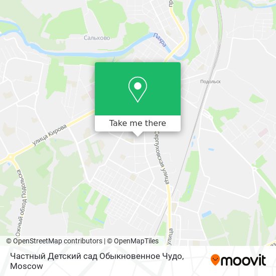 Частный Детский сад Обыкновенное Чудо map