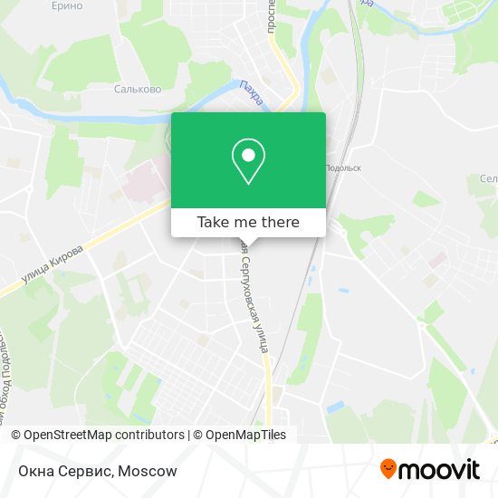 Окна Сервис map