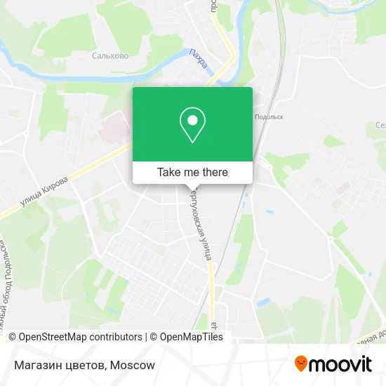 Магазин цветов map