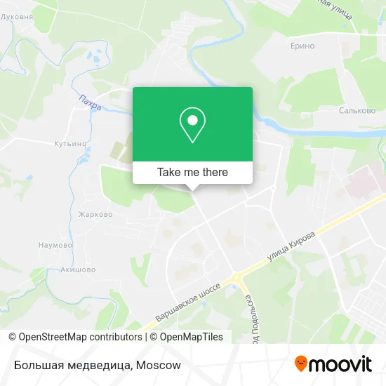 Большая медведица map