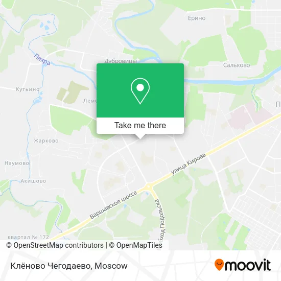 Клёново Чегодаево map