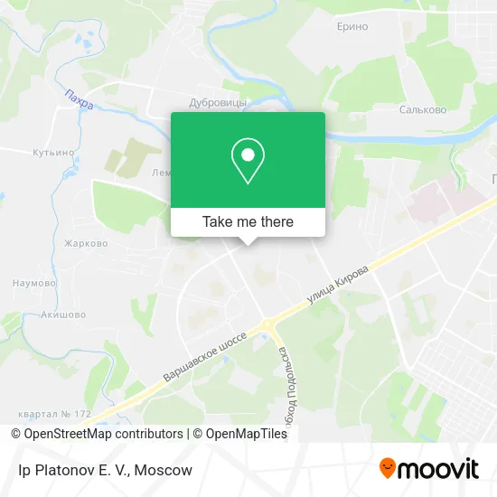 Ip Platonov E. V. map