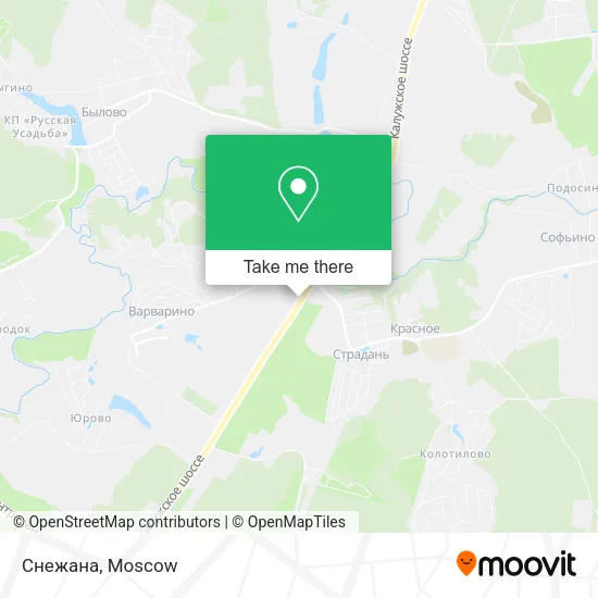 Снежана map