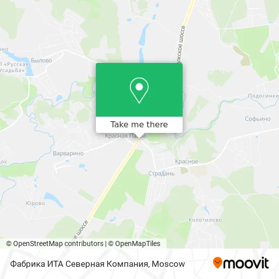 Фабрика ИТА Северная Компания map