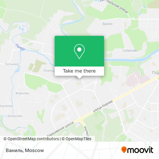 Ваниль map
