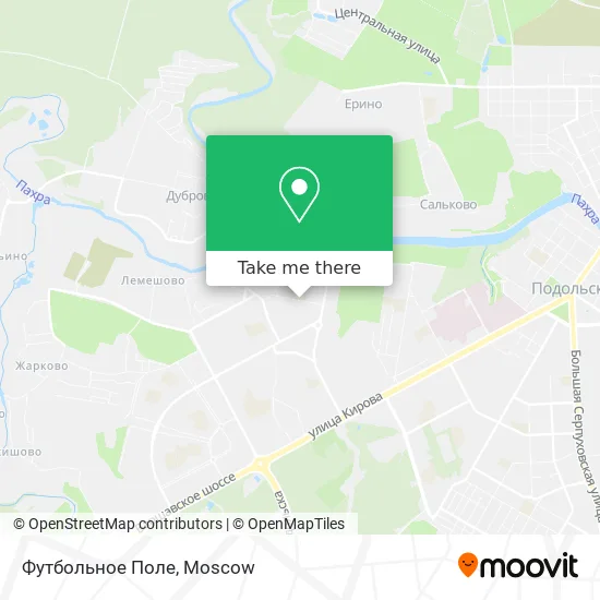 Футбольное Поле map