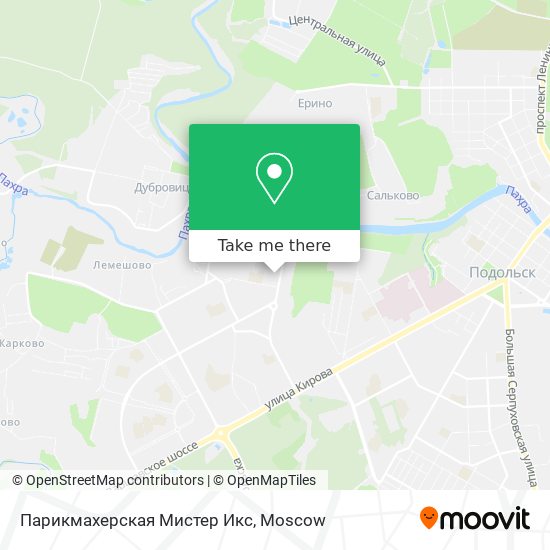 Парикмахерская Мистер Икс map