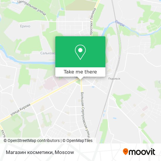 Магазин косметики map