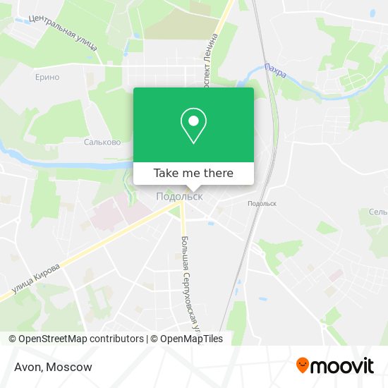 Avon map