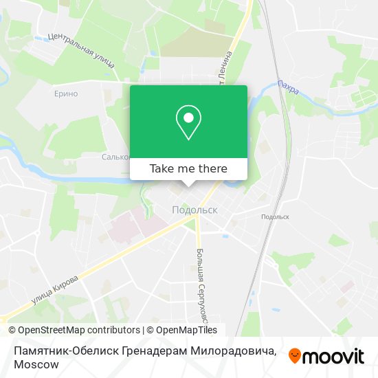 Памятник-Обелиск Гренадерам Милорадовича map