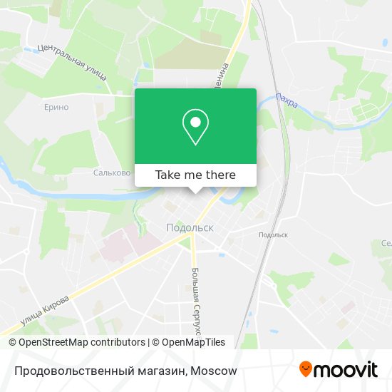 Продовольственный магазин map