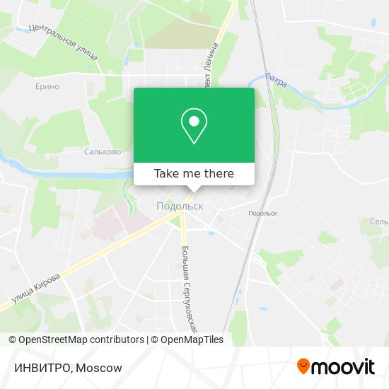 ИНВИТРО map
