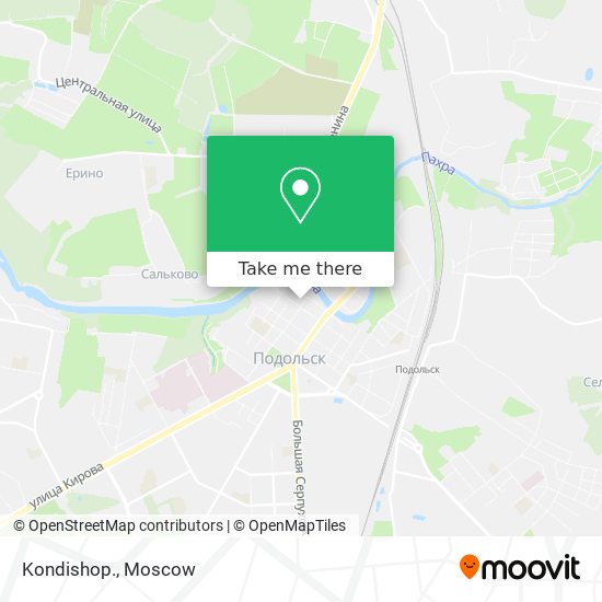 Kondishop. map