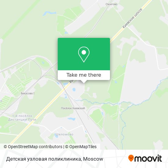 Детская узловая поликлиника map