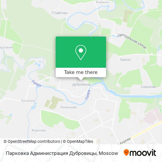 Парковка Администрация Дубровицы map