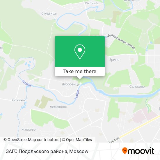 ЗАГС Подольского района map