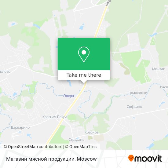 Магазин мясной продукции map