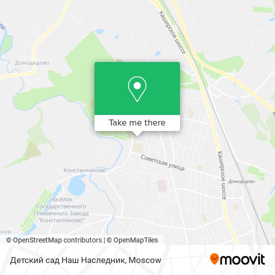 Детский сад Наш Наследник map