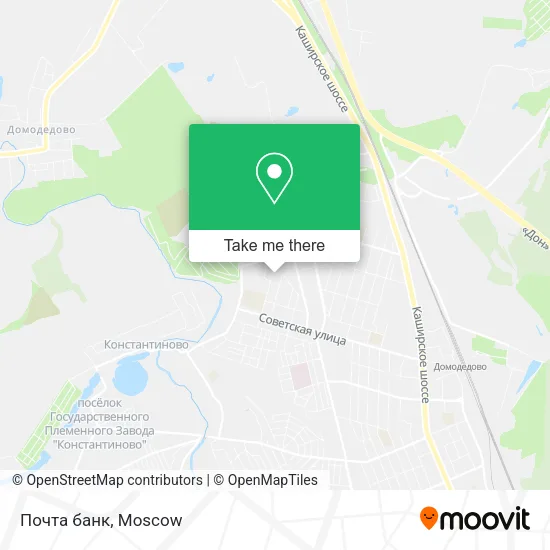 Почта банк map