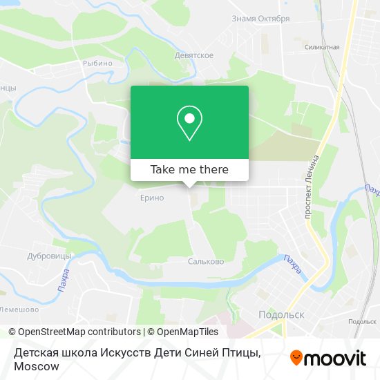 Детская школа Искусств Дети Синей Птицы map