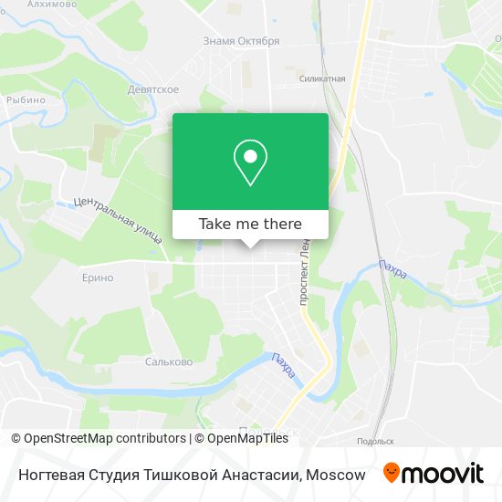 Ногтевая Студия Тишковой Анастасии map