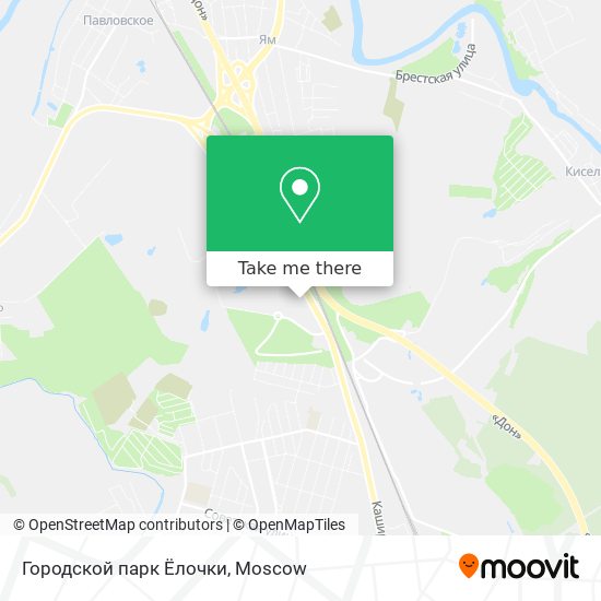 Городской парк Ёлочки map