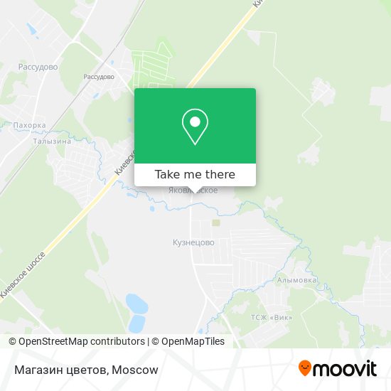 Магазин цветов map