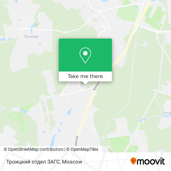 Троицкий отдел ЗАГС map
