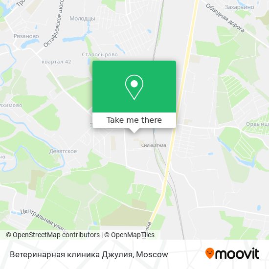 Ветеринарная клиника Джулия map