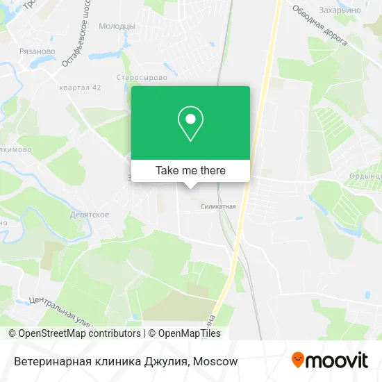 Ветеринарная клиника Джулия map