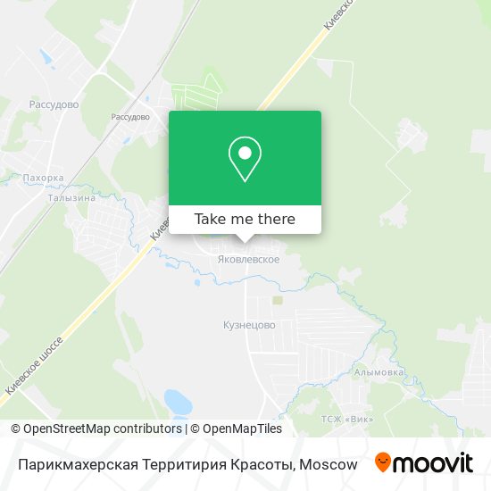 Парикмахерская Территирия Красоты map