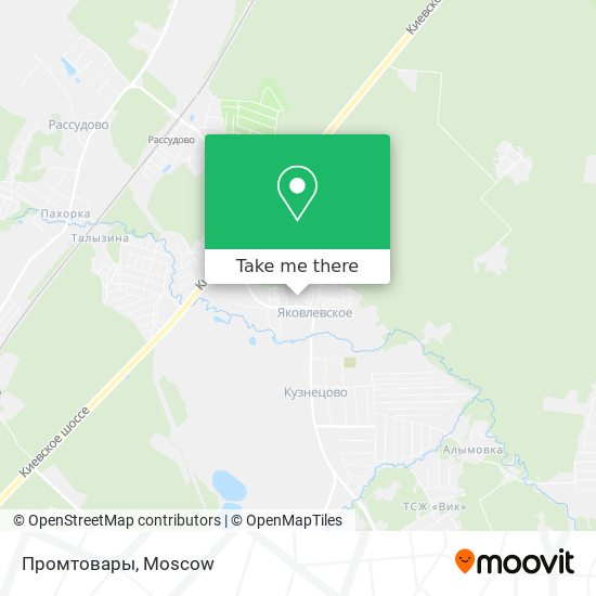 Промтовары map