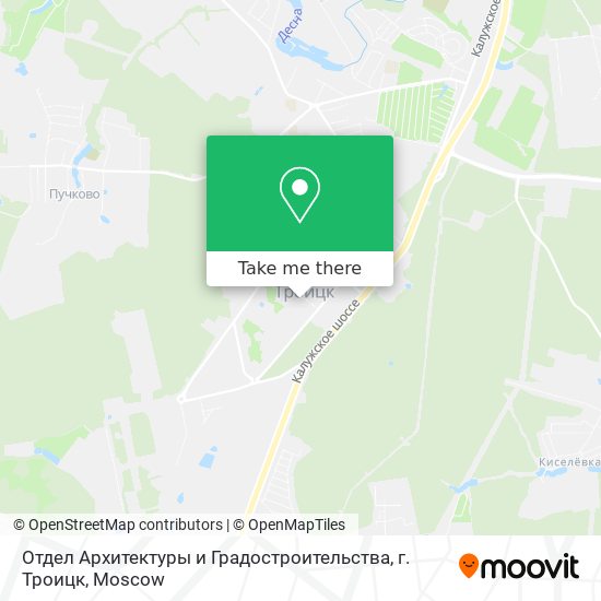 Отдел Архитектуры и Градостроительства, г. Троицк map