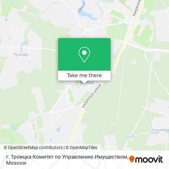 г. Троицка Комитет по Управлению Имуществом map