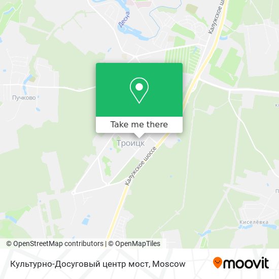 Культурно-Досуговый центр мост map