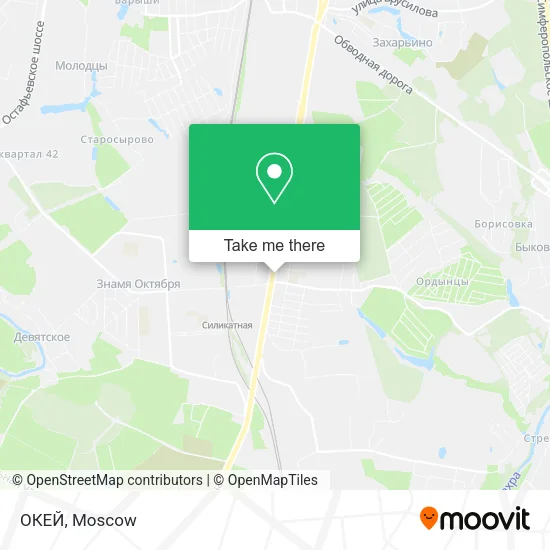ОКЕЙ map