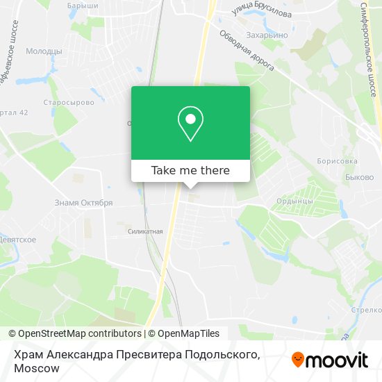 Храм Александра Пресвитера Подольского map