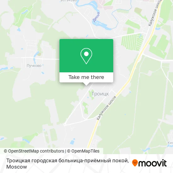 Троицкая городская больница-приёмный покой map