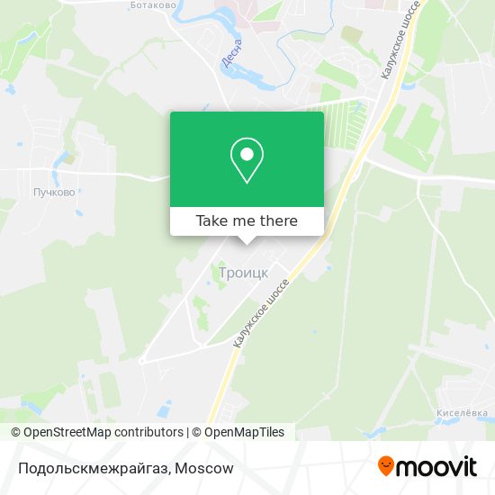 Подольскмежрайгаз map